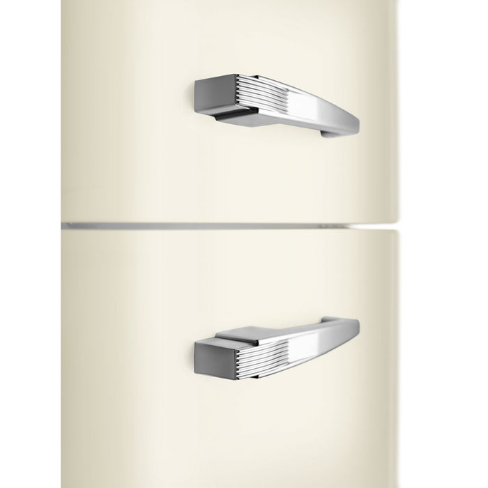 Smeg 60cm Retro Style 80/20 Fridge Freezer, Right Hand Hinge - Cream | SMG FAB30RCR5UK
