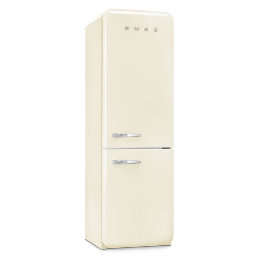 Smeg 60cm Retro Style 60/40 Fridge Freezer with NoFrost, Right Hand Hinge - Cream | SMG FAB32RCR5UK