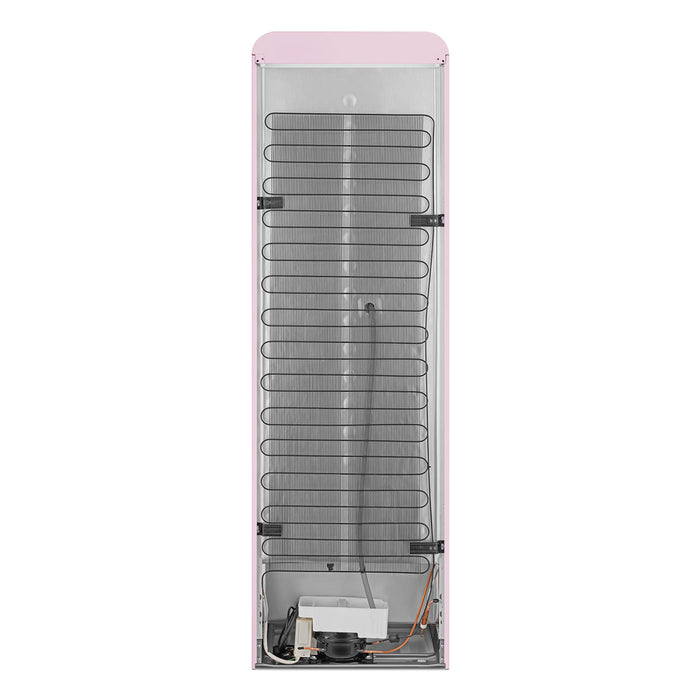 Smeg 60cm Retro Style 60/40 Fridge Freezer with NoFrost, Right Hand Hinge - Pink | SMG FAB32RPK5UK