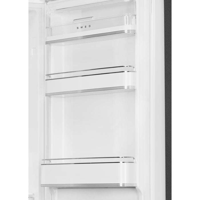 Smeg 60cm Retro Style 60/40 Fridge Freezer with NoFrost, Right Hand Hinge - White | SMG FAB32RWH5UK