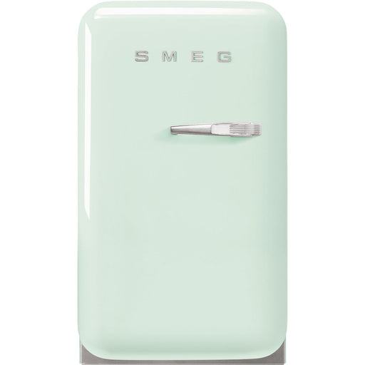 Smeg 40cm Small Retro Style Fridge, Left Hand Hinged - Pastel Green | SMG FAB5LPG5