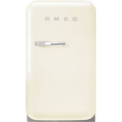 Smeg 40cm Small Retro Style Fridge, Right Hand Hinged - Cream | SMG FAB5RCR5