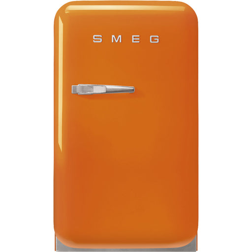 Smeg 40cm Small Retro Style Fridge, Right Hand Hinged - Orange | SMG FAB5ROR5