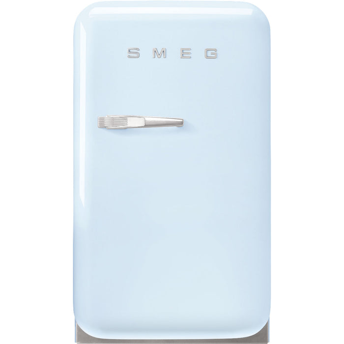 Smeg 40cm Small Retro Style Fridge, Right Hand Hinged - Pastel Blue | SMG FAB5RPB5