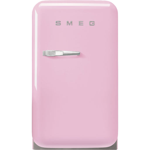 Smeg 40cm Small Retro Style Fridge, Right Hand Hinged - Pink | SMG FAB5RPK5