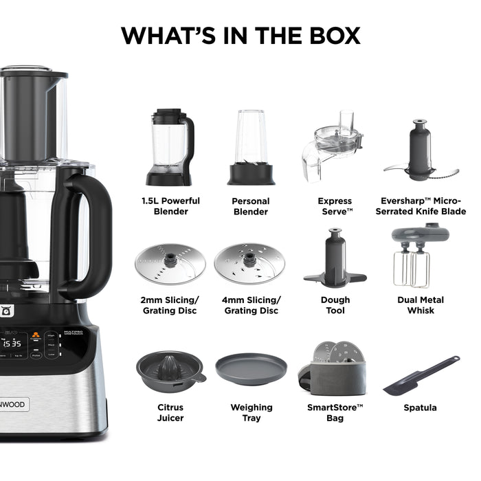 Kenwood Multipro Onetouch Food Processor And Blend | FDM73.850SS