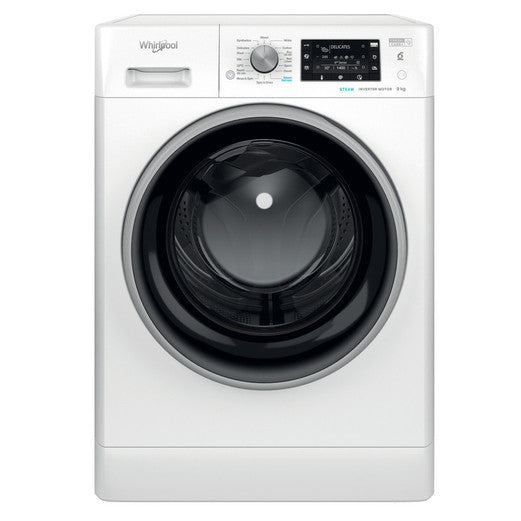 WHIRLPOOL Washing Machine Whirlpool Washer 9kg 1400 Spin - White | FFD9489SBSVUK IRWINS MEGASTORE