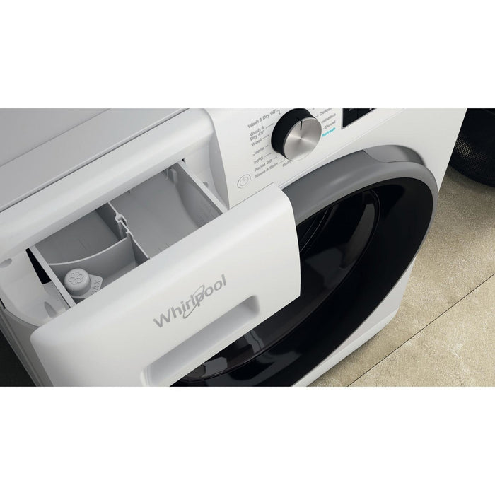 Whirlpool 6th sense 10kg Wash 7kg Dry 1400rpm Washer Dryer - White | FFWDD1074269BSV