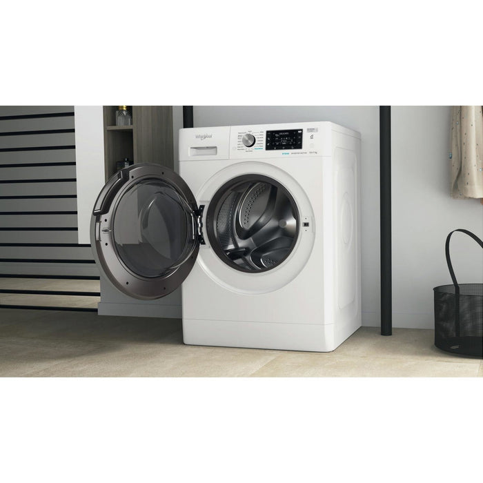 Whirlpool 6th sense 10kg Wash 7kg Dry 1400rpm Washer Dryer - White | FFWDD1074269BSV