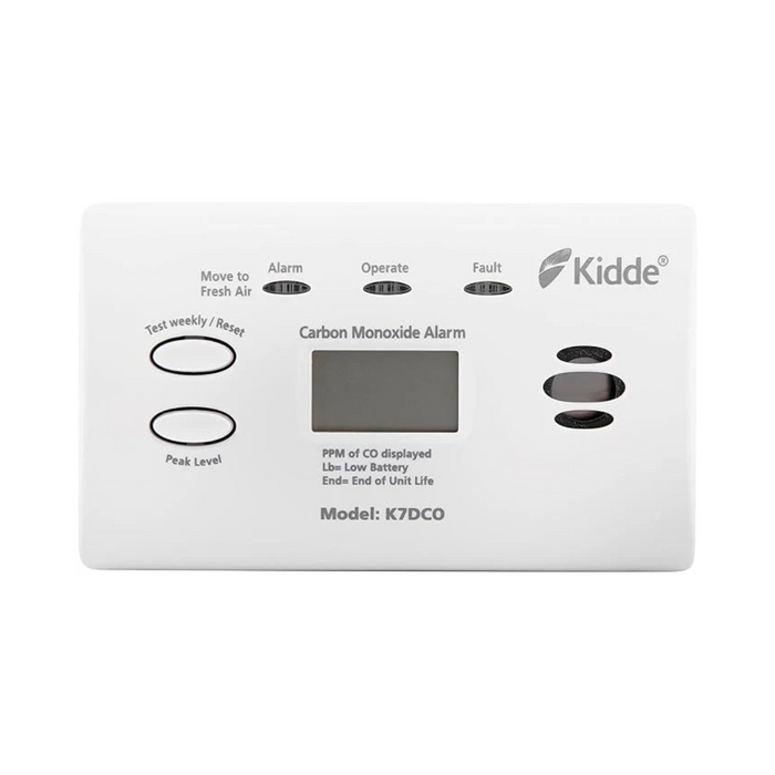 Kidde 7DCO Ten Year Life Carbon Monoxide Alarm with Digital Display | FSK7DCO