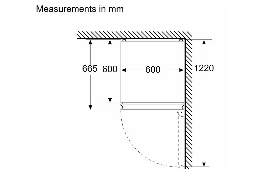 BOSCH Series 4 Freestanding Fridge Freezer | KGN392LDFG