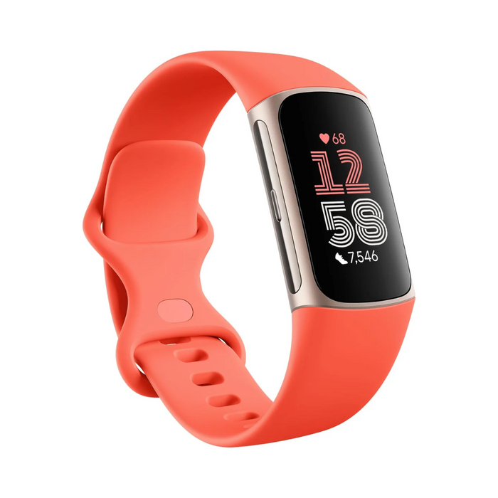 Fitbit Charge 6 By Google - Coral/Gold || GA05184-GB