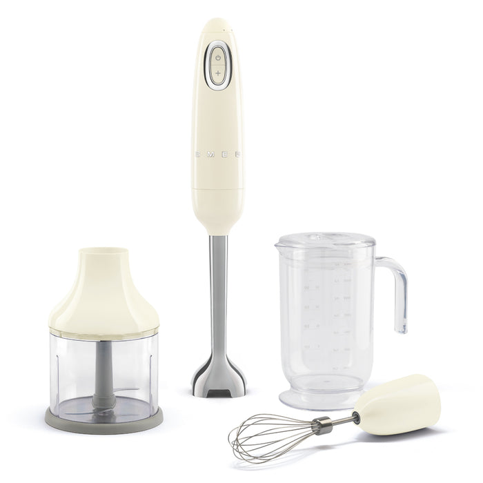 SMEG 50's Style 3-in-1 Hand Blender + Accessories - Cream | HBF03CRUK