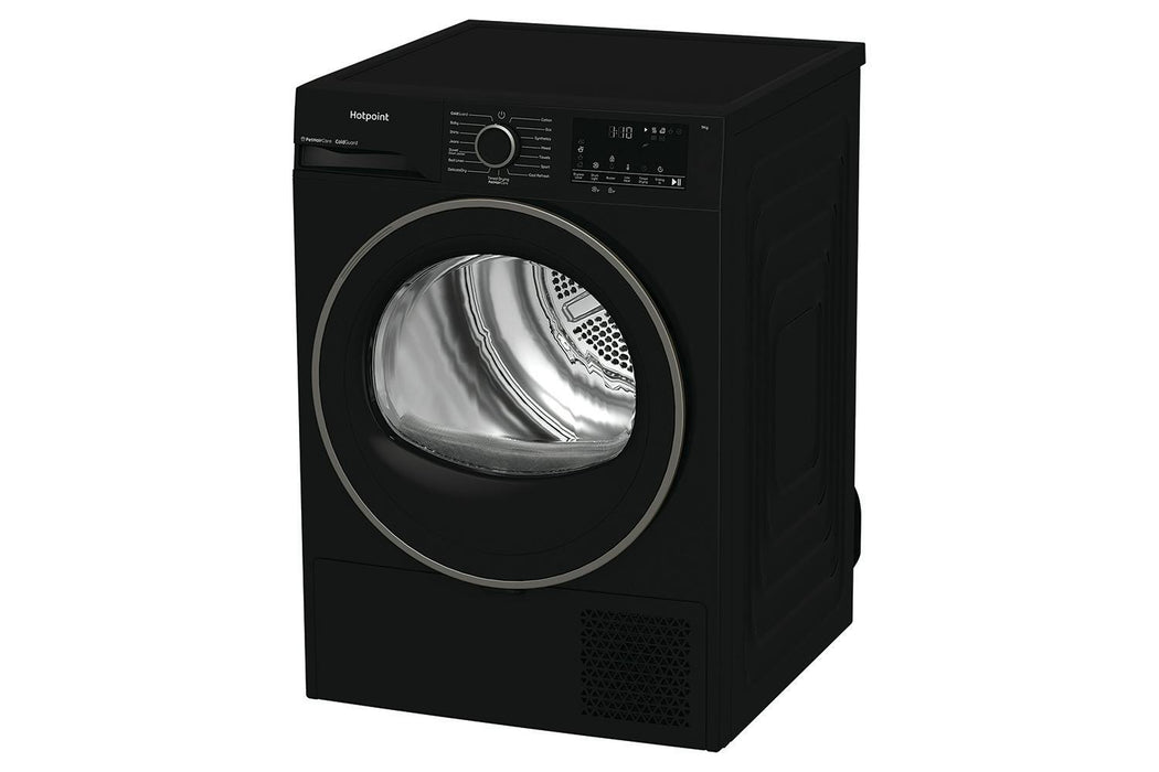 Hotpoint 9kg Freestanding Heat Pump Tumble Dryer - Black | HHDD90BBIRE