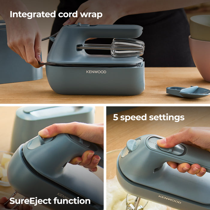 KENWOOD QuickMix Lite Lightweight Hand Mixer - Grey | HMP40.000GY