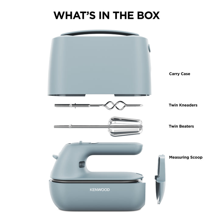 KENWOOD QuickMix Lite Lightweight Hand Mixer - Grey | HMP40.000GY