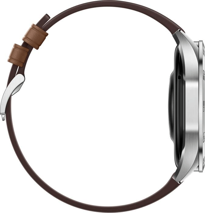 HUAWEI Watch GT 4 46mm - Brown Leather Strap || 55020BGW