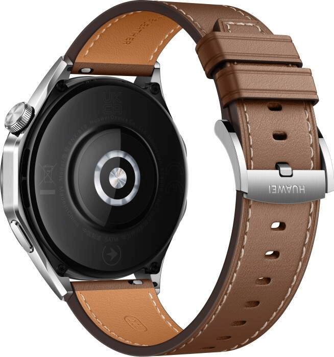 HUAWEI Watch GT 4 46mm - Brown Leather Strap || 55020BGW