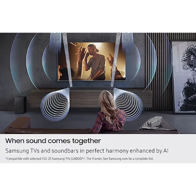 Samsung Q600F 3.1.2ch Soundbar with Subwoofer - Black | HW-Q600F-XU