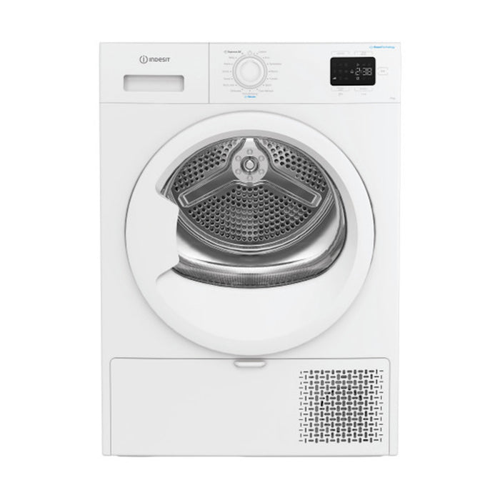 *OPEN BOX* Indesit Freestanding Heat Pump Tumble Dryer, 9kg - White | IDH E90W IRE