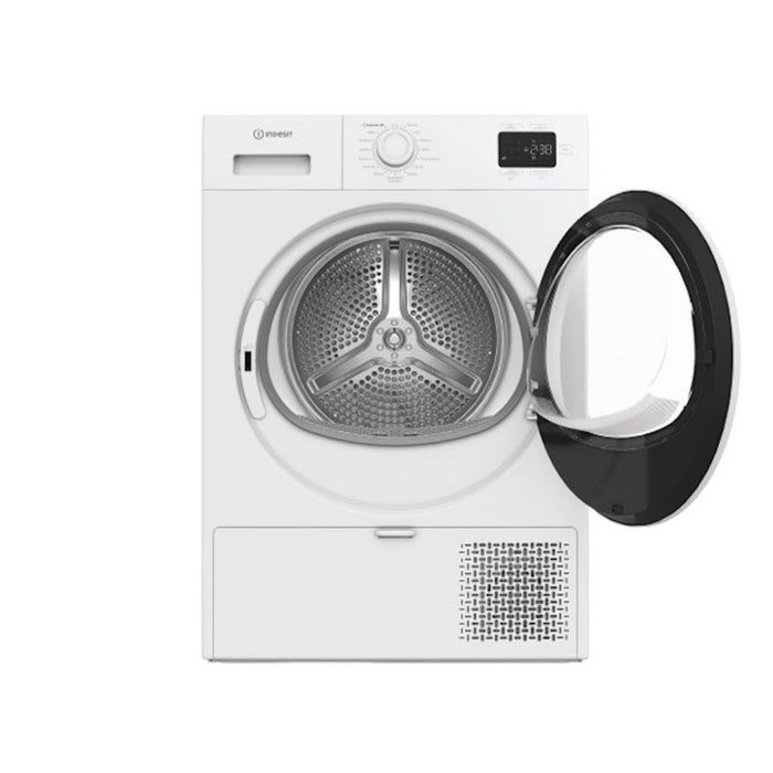 *OPEN BOX* Indesit Freestanding Heat Pump Tumble Dryer, 9kg - White | IDH E90W IRE