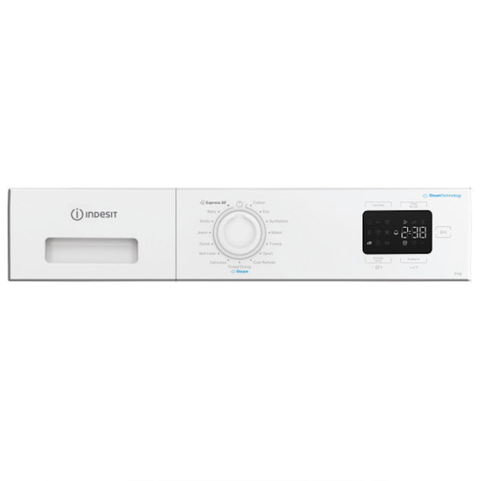 *OPEN BOX* Indesit Freestanding Heat Pump Tumble Dryer, 9kg - White | IDH E90W IRE