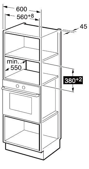 Powerpoint 20L Built-in Microwave with Grill 800W Touch Control - Black Glass | P19820INTBG