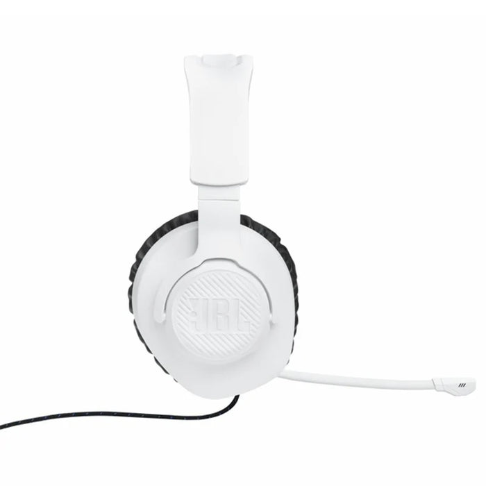 JBL Quantum Driver Over-Ear Wired Gaming Headset - White&Blue | JBLQ100PWHTBLU