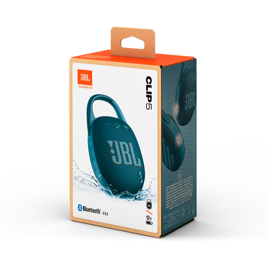 JBL Clip5 Bluetooth Speaker -  Blue | JBLCLIP5BLU