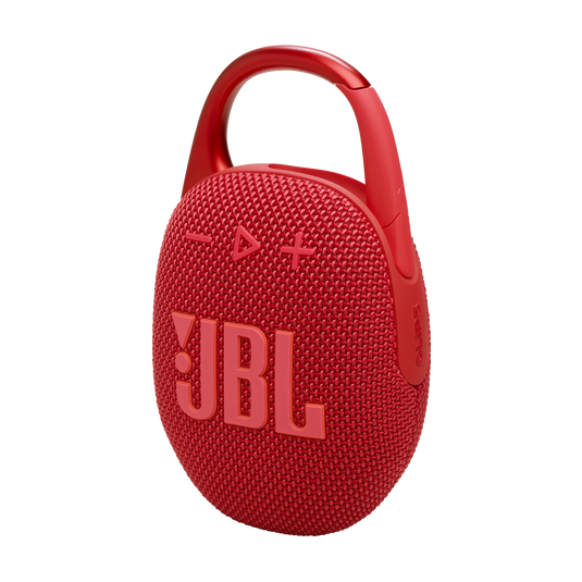 JBL Clip 5 Portable Bluetooth Speaker with Carabiner - Red | JBLCLIP5RED
