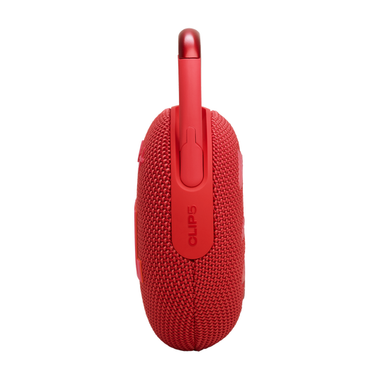 JBL Clip 5 Portable Bluetooth Speaker with Carabiner - Red | JBLCLIP5RED