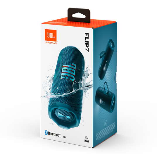JBL Flip 7 Portable Bluetooth Speaker - Blue | JBLFLIP7BLU