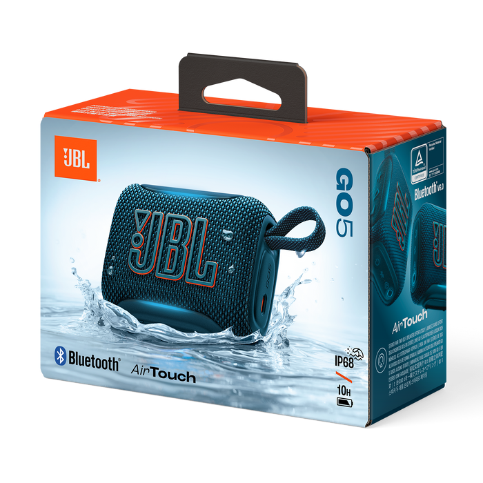 JBL Go 5 Ultra-Portable Waterproof Bluetooth Speaker with Auracast - Blue | JBLGO5BLU