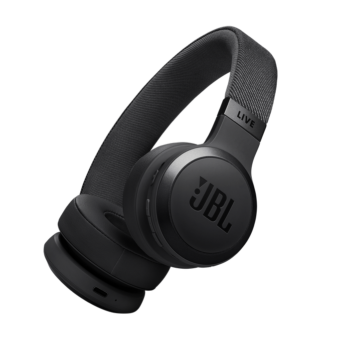 JBL Live 670NC Wireless On-Ear Headphones with Noise Cancelling Technology | JBLLIVE670NCBLK