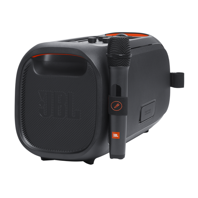 JBL PartyBox On-the-Go Essential Speaker With Strap & Mic | JBLPBOTGESEU