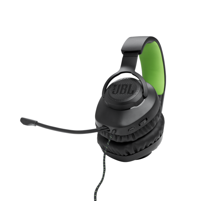 JBL Quantum 100M2 Wired Over-Ear Gaming Headset | JBLQ100XBLKGRN