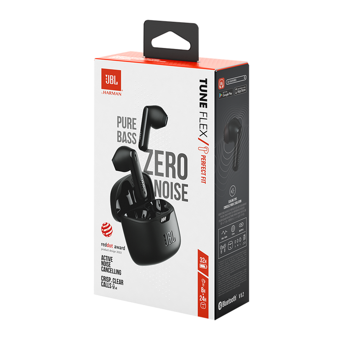 JBL Tune Flex True Wireless Earbuds - Black | JBLTFLEXBLK