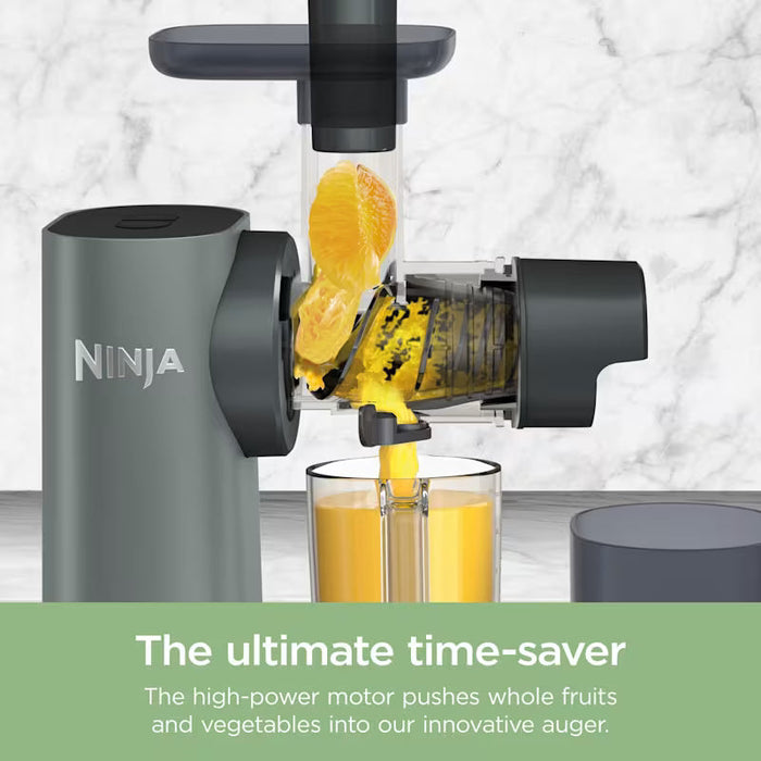 Ninja 3-in-1 Cold Press Juicer, Slicer and Shredder 150W - Grey | JC152UK
