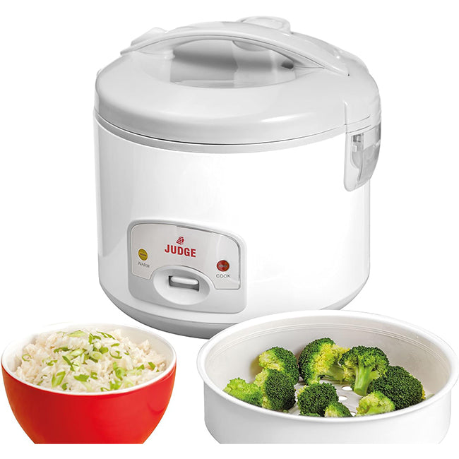 Judge Electricals JEA10(A) Family Rice Cooker, 1.8L - White | EDL JEA10(A)