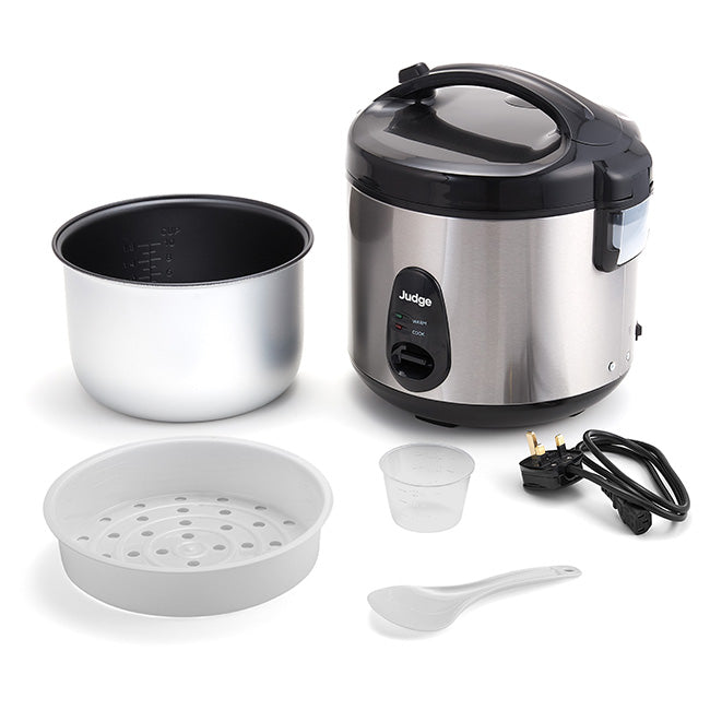 Judge Electricals JEA107 Stainless Steel Rice Cooker, 1.8l | EDL JEA107