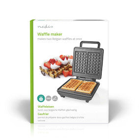 Nedis 1.2KW Waffle Maker | KAWP210FBK