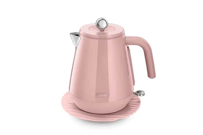 De'Longhi Eclettica Rapid Boil Kettle - Pink | KBY3001.PK