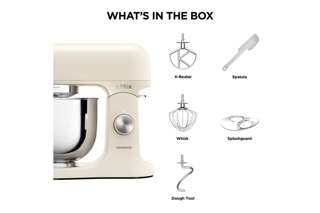 Kenwood kMix 5L Stand Mixer - Cream | KMX754ACR