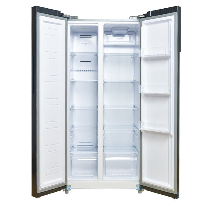 Powerpoint 372L American Style Fridge Freezer - Stainless Steel | P9383KSS
