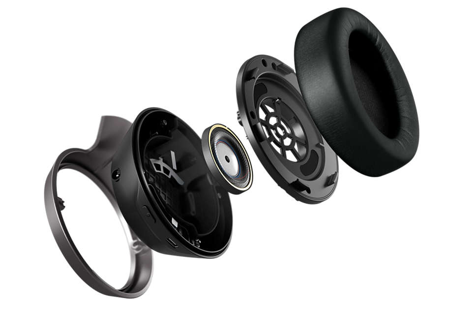Philips Fidelio Over-ear Wireless Headphones - Black || L3/00