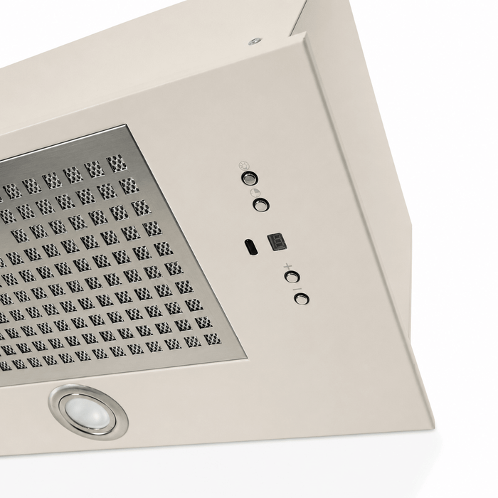LUXAIR Novello 120cm Brushless Motor Canopy Cooker Hood - Cashmere || LA-120-CAN-BR-CASHMERE