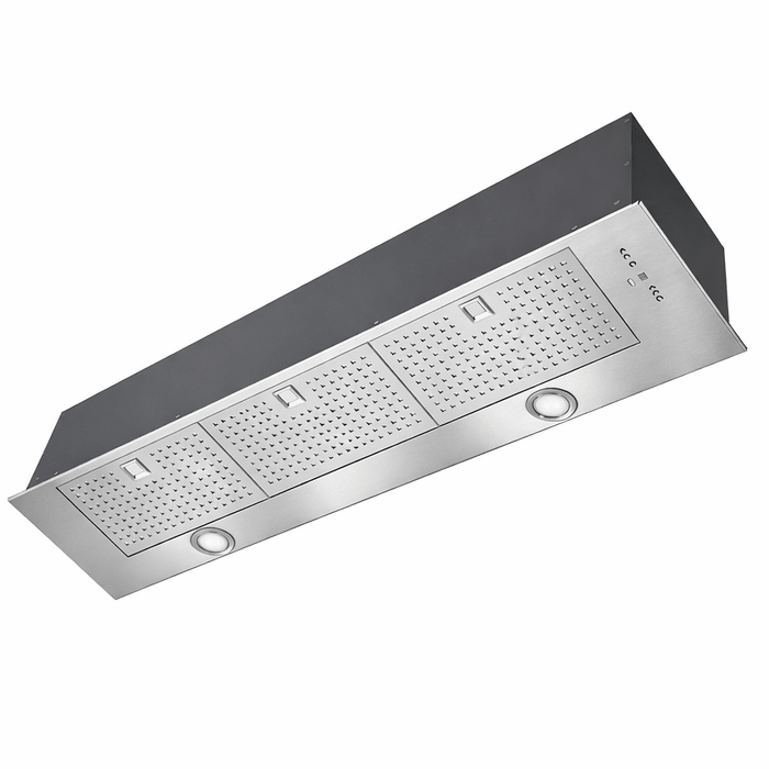 LUXAIR Novello 120cm Brushless Motor Canopy Cooker Hood - Stainless Steel || LA-120-CAN-BR-SS