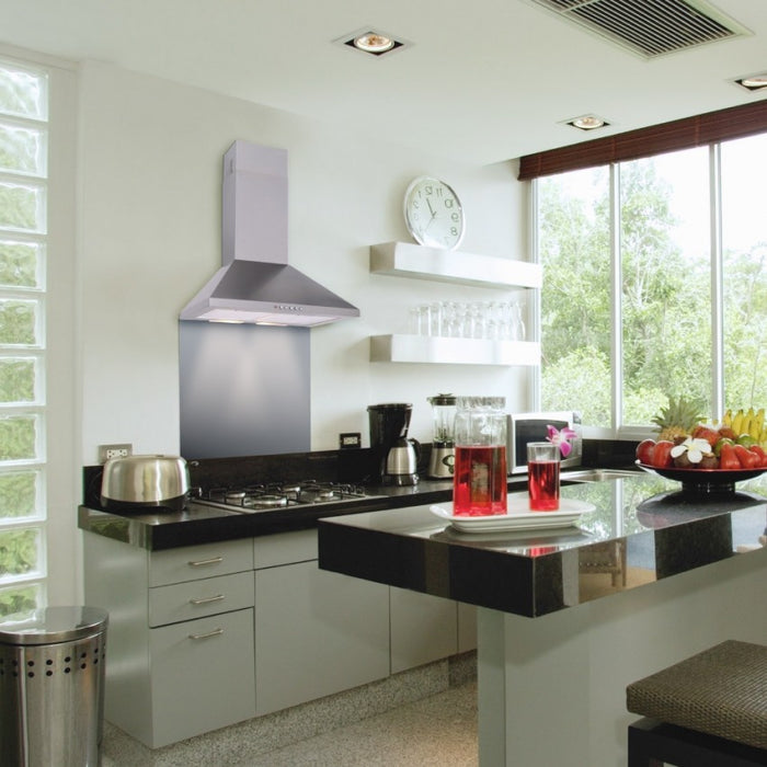 LUXAIR Cooker Hood Luxair 60cm Chimney Hood Stainless Steel | LA60STDSS IRWINS MEGASTORE