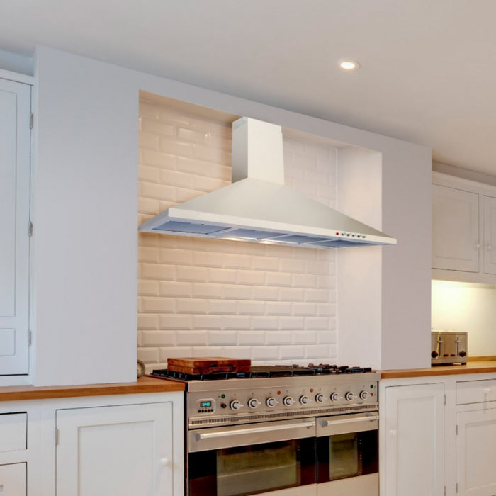 LUXAIR Cooker Hood Luxair 110cm Premium Range Cooker Hood White || LA-110-STD-WH IRWINS MEGASTORE
