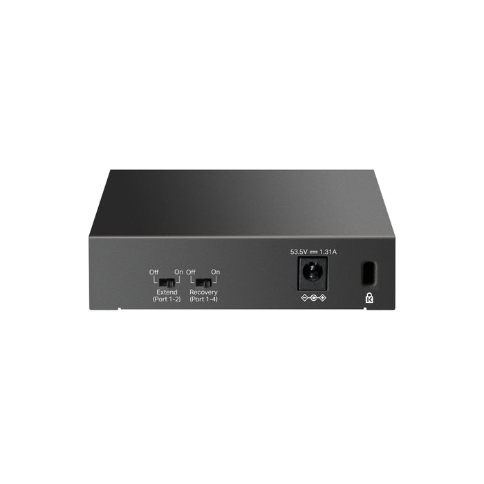 TP-Link LS105GP 5-Port Gigabit Desktop Switch with 4-Port PoE+ 65W | LS105GP